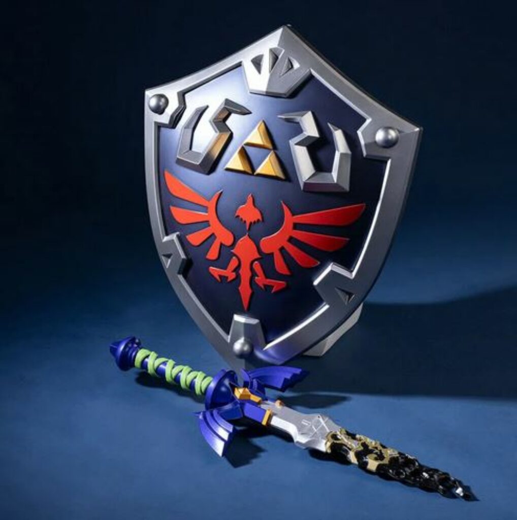 Hylian Shield and Master Sword